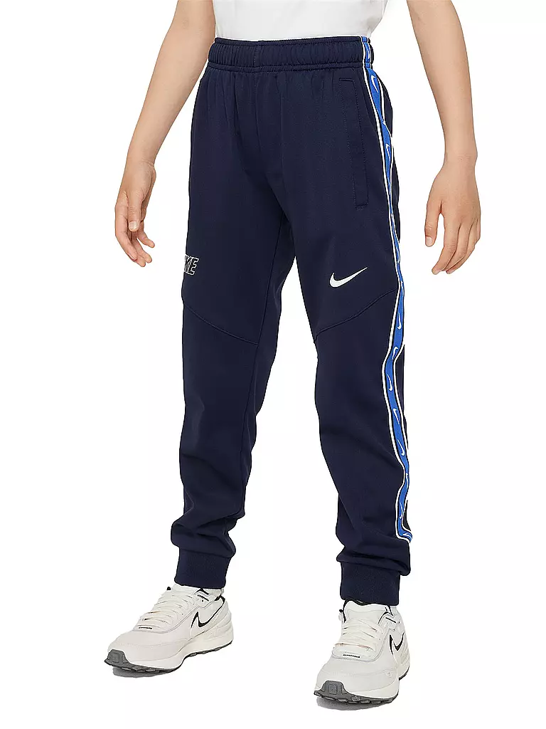 NIKE Jungen Jogginghose Sportswear Repeat schwarz